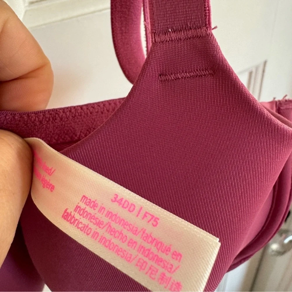 PINK Victoria’s Secret mauve purple wear everywhere lightly lined bra size‎ 34DD